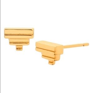 Gorjana peytin gold studs